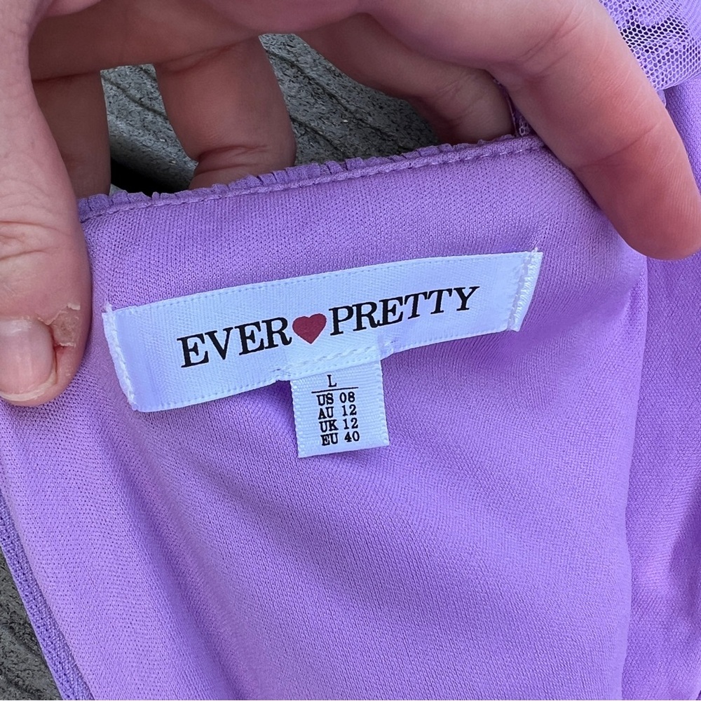 Ever Pretty: Purple Maxi Prom/Formal Gown. Women’s Size Large (8). - Picture 11 of 13